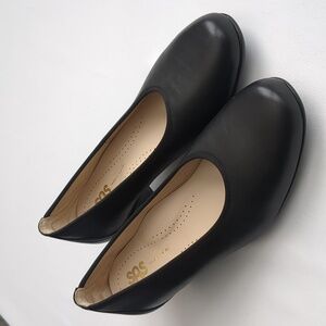 SAS Classic Black Women's Heels
